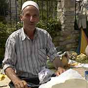 Selling sheep cheese