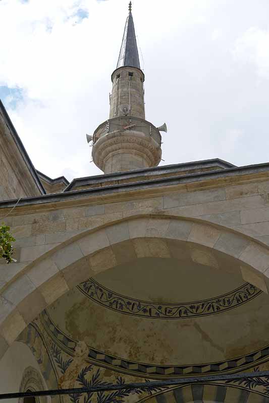 Portico and minaret