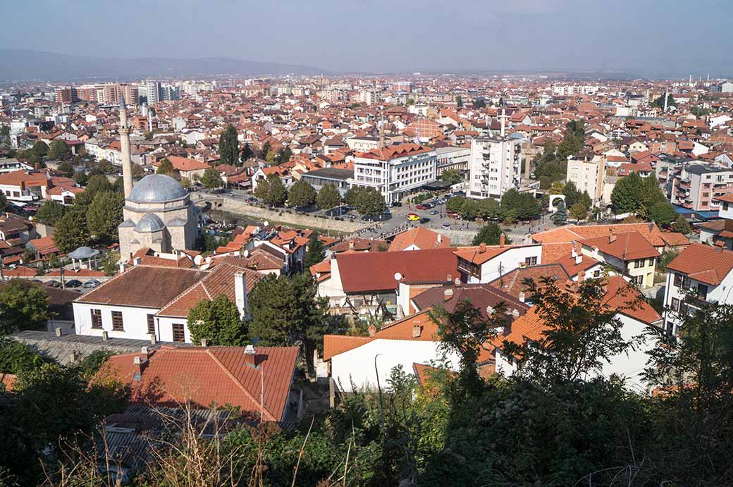 View to Prizren from the church