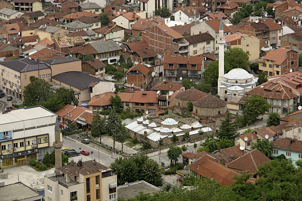 View into downtown