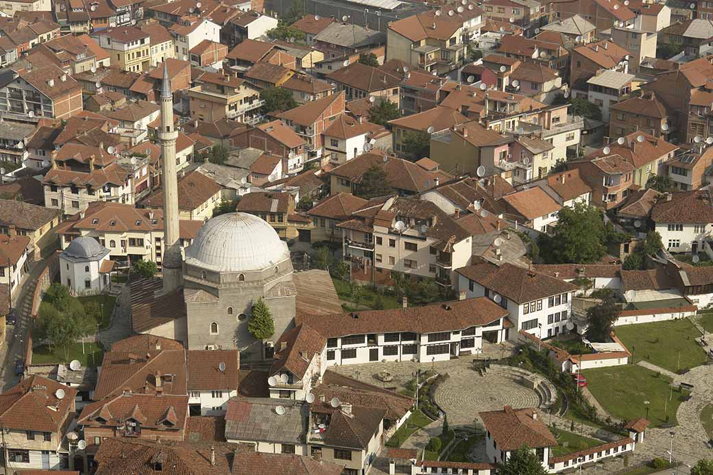 Mosque and Albanian League