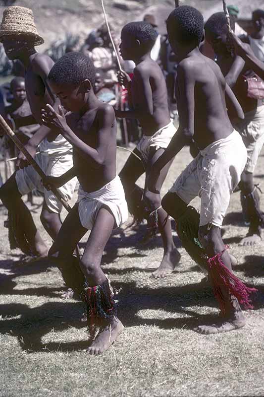 Young boys' dance