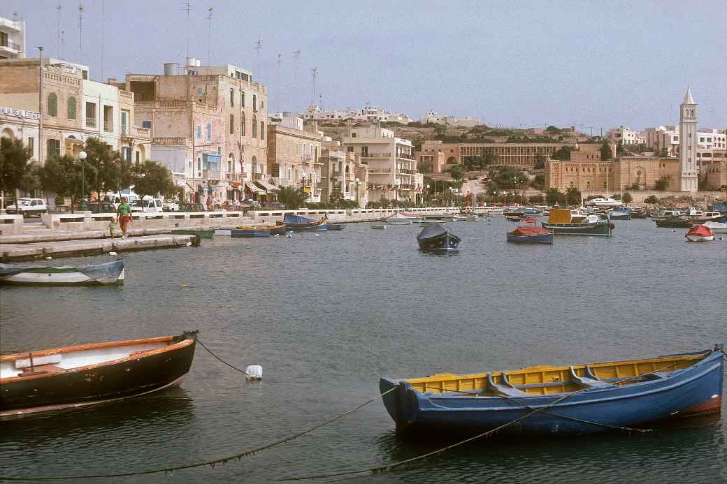 Marsaskala, view across bay