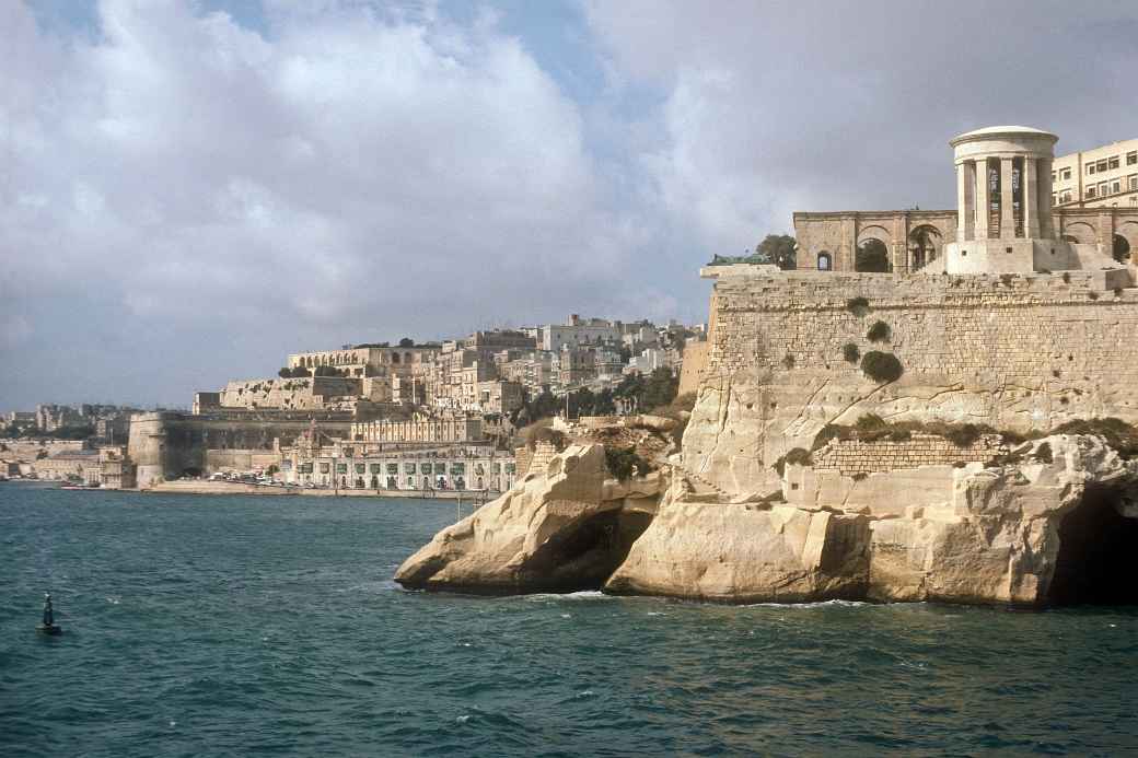 Fort St. Elmo from the ferry