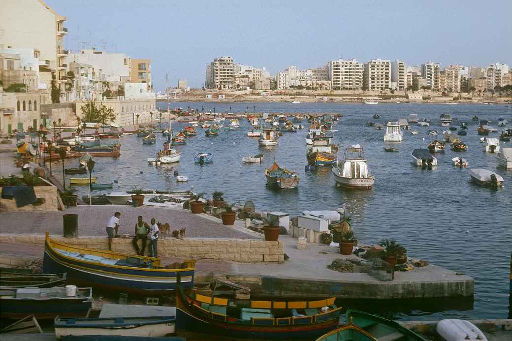 View Spinola Bay and St. Julian’s Bay