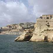 Fort St. Elmo from the ferry