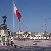 At the Independence monument