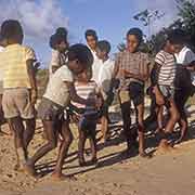 Children dancing, Cap Malheureux