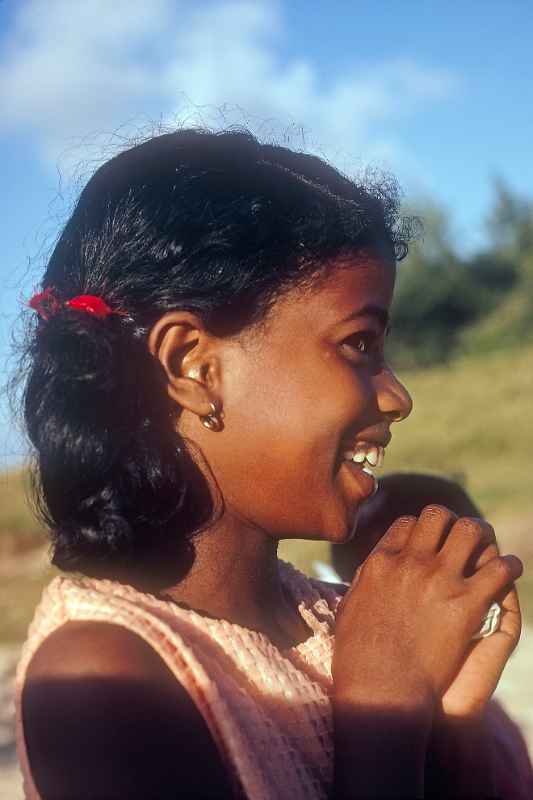 Young girl, Cap Malheureux