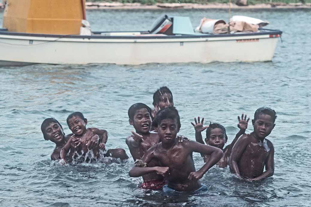 Boys in the water