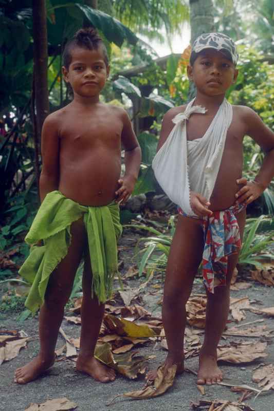 Two young boys in thu