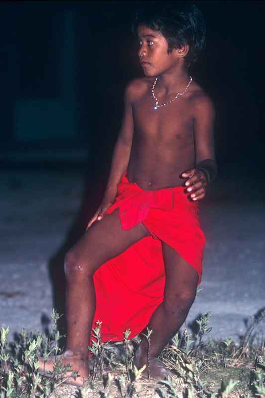 Traditional dance by boy