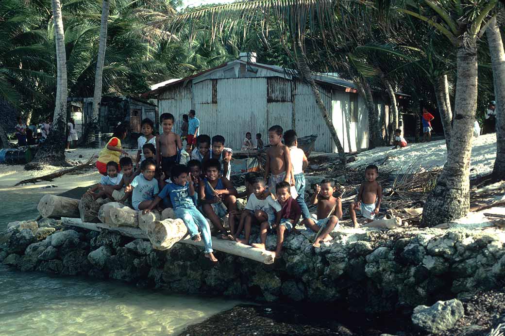 Village children, Nomwin island