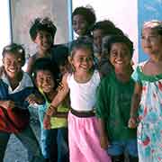 Happy children on Murilo island