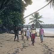 Children walking to school