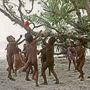 Boys playing ball, Magur