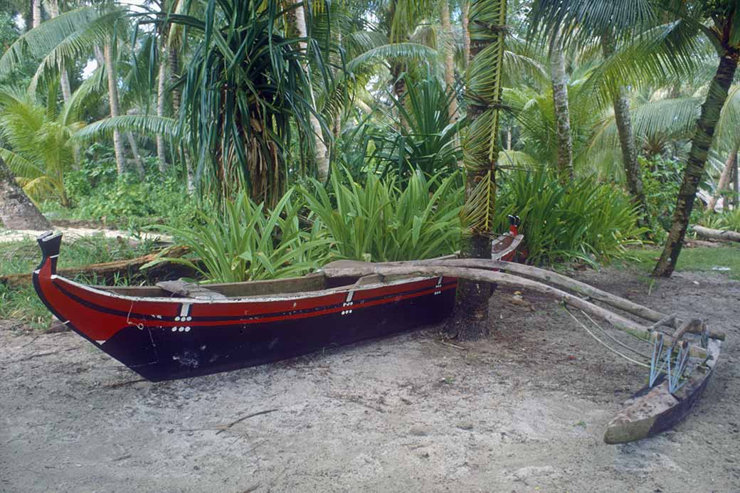 Canoe on the beach