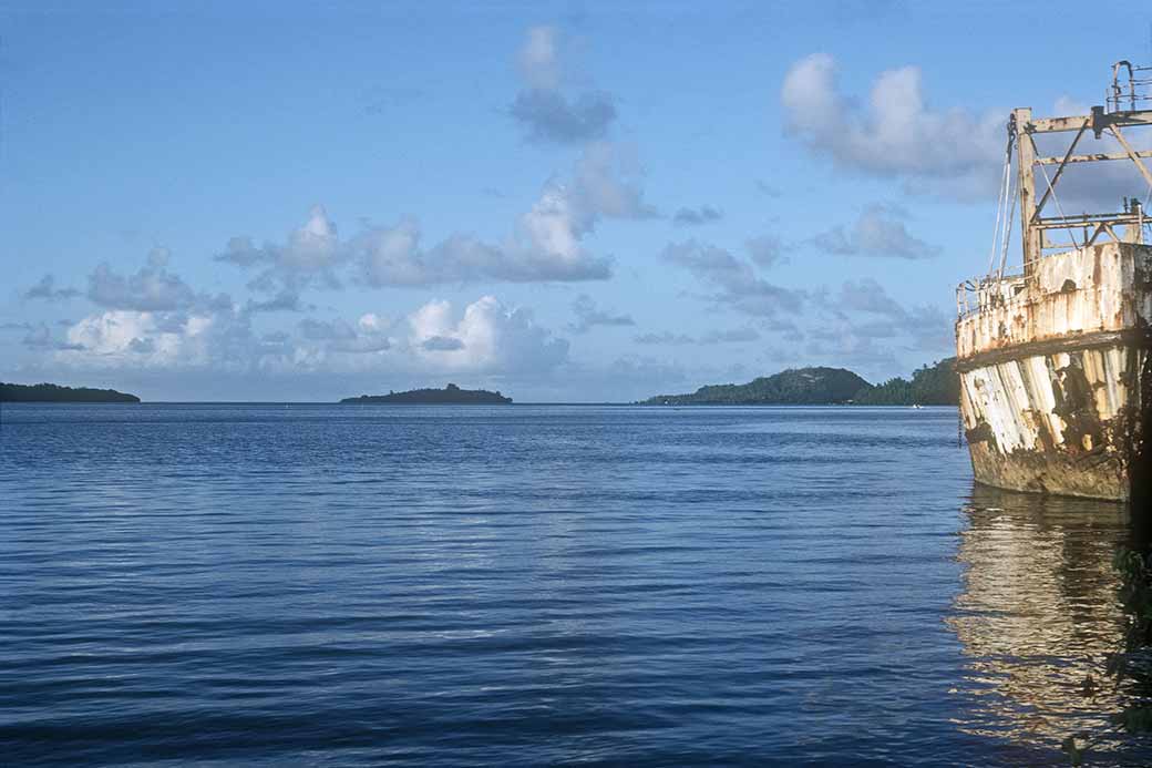 View across the harbour