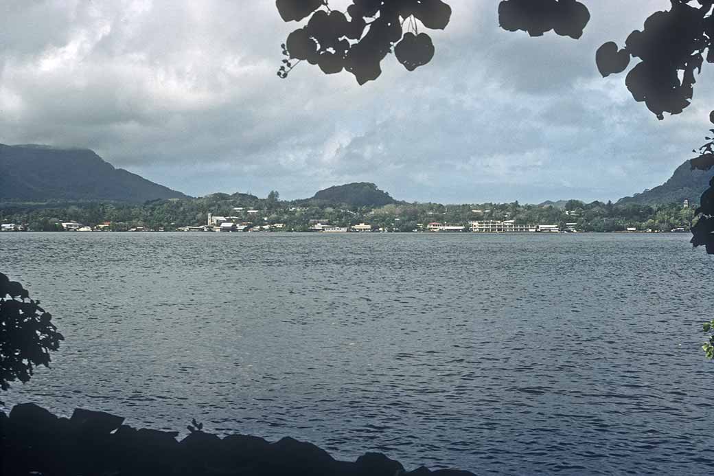 View to Kolonia Harbour