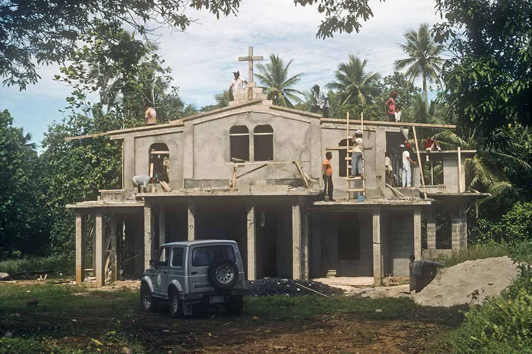 Church under construction