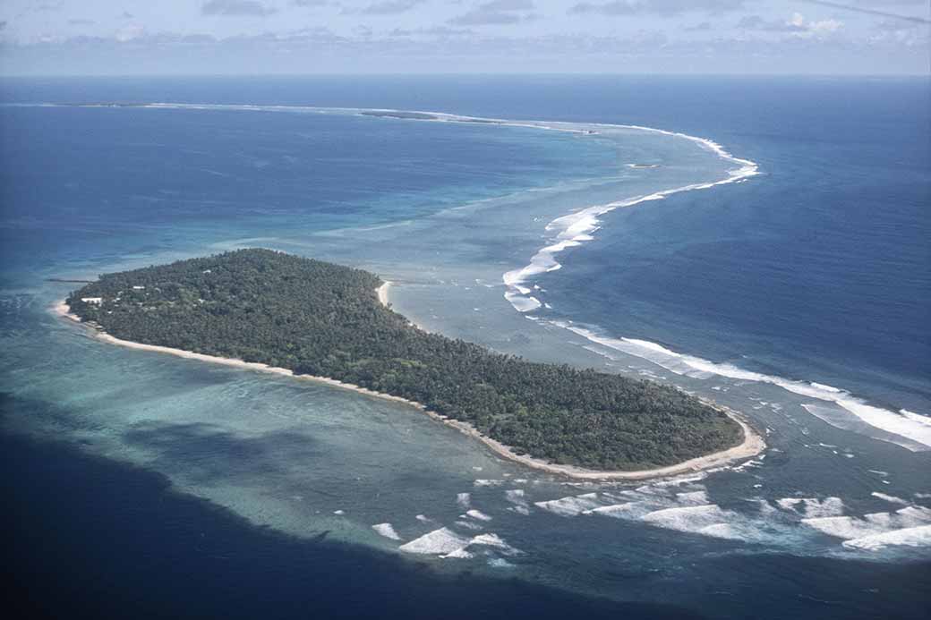 View of Asor island, Ulithi