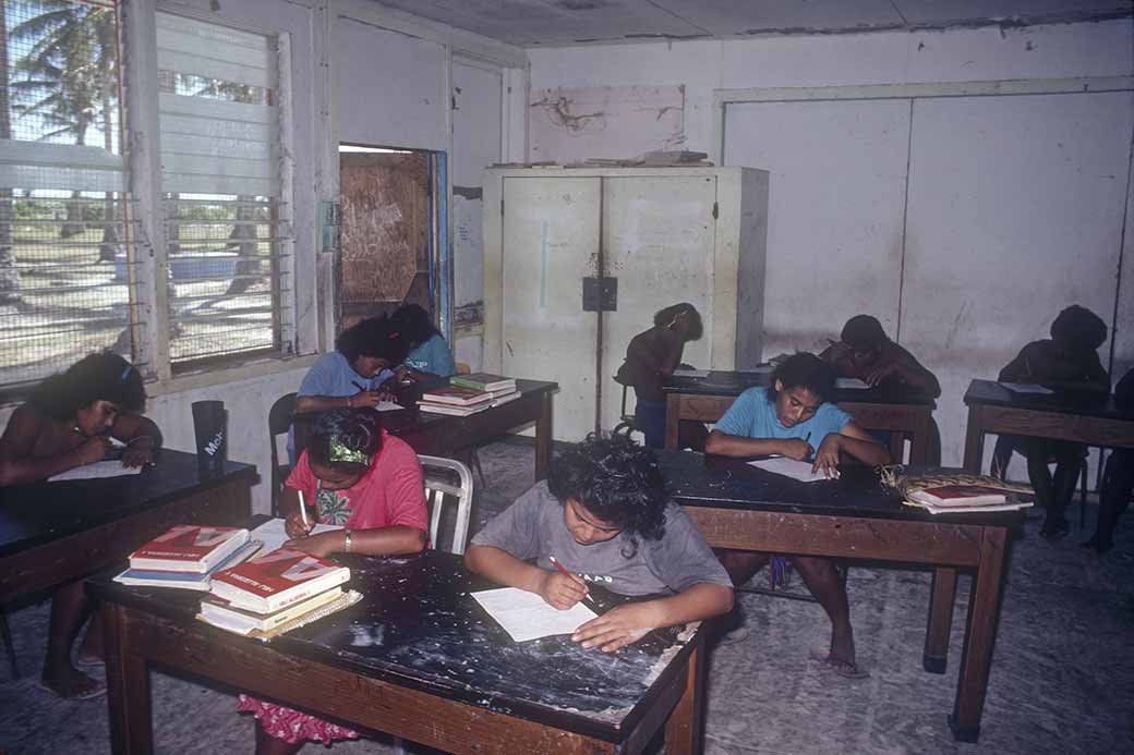 High School classroom