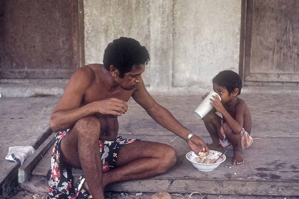 Father and son, Ulithi