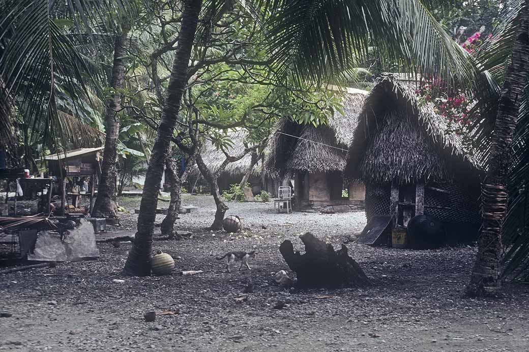 Traditional houses, Woleai