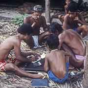 Buying copra, Woleai