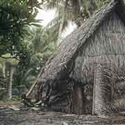 House and woman, Lamotrek