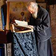 Priest, Orheiul Vechi Cave Monastery