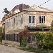 House with sculptures, Soroca