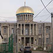 Golden domed Roma house, Soroca