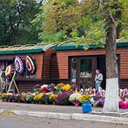 Flower and wreath shop, Soroca