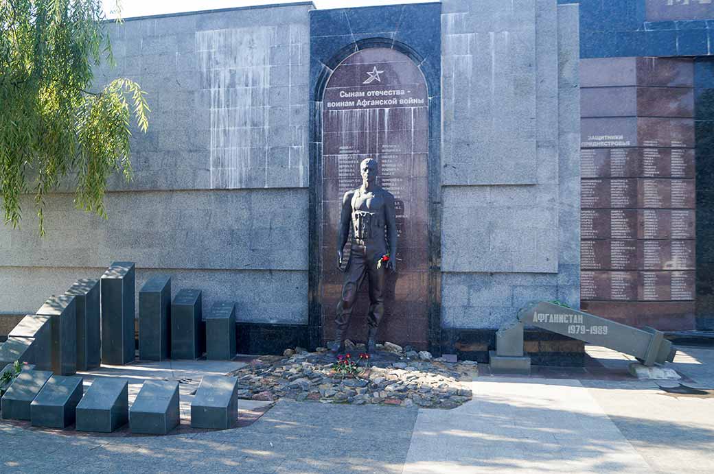 Afghanistan war monument, Tiraspol