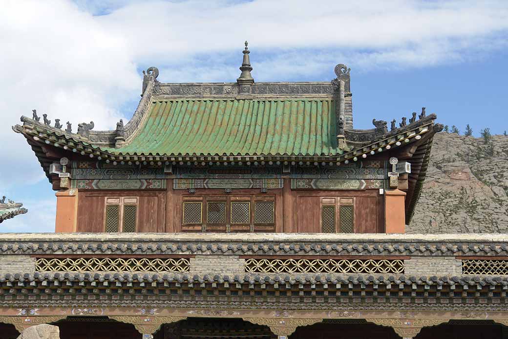 Temple roof