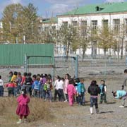 Ölgii school children