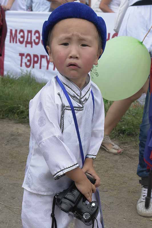 Boy with camera