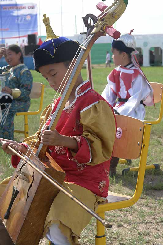 Boy with Morin Khuur