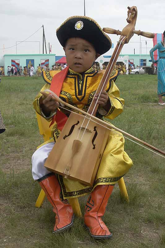 Girl with Morin Khuur