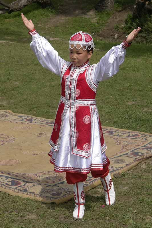 Girl dance performance