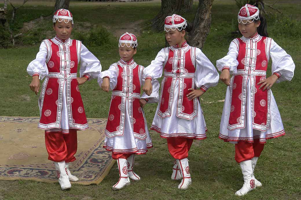 Girl dance performance