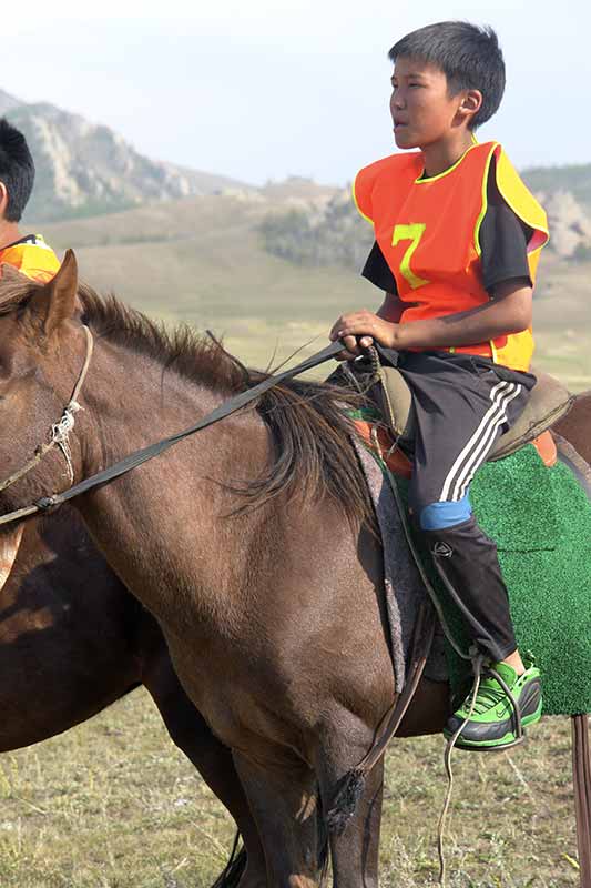 Boy on his horse