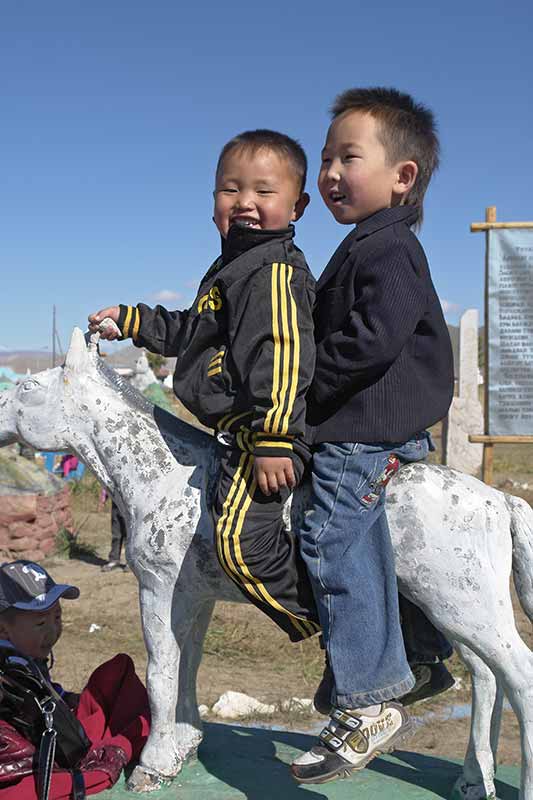 Children in park