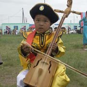 Girl with Morin Khuur