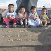 Children posing