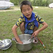 Washing up