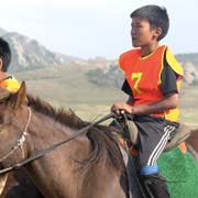 Boy on his horse