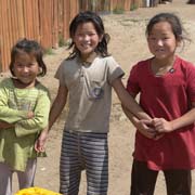 Three young girls