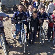 Young Kazakh boys